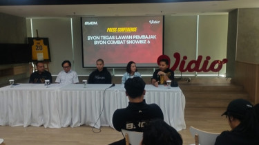 Konferensi pers Byon Combat Showbiz 6
