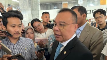 Wakil Ketua DPR RI Sufmi Dasco Ahmad di Kompleks Parlemen, Senayan