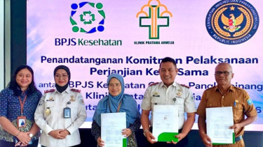 Penandatanganan kerja sama BPJS Kesehatan dan Rutan Muntok