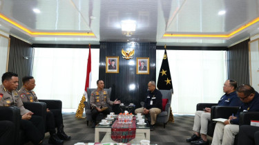 Kapolda Sumsel Irjen Sandi Nugroho menerima kunjungan kerja perwakilan SKK Migas