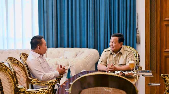 Dudung Temui Prabowo di Istana
