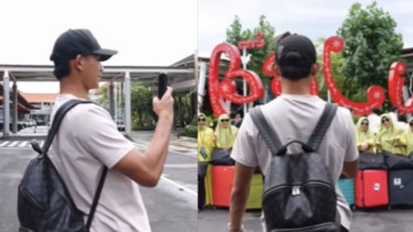 Rizky Ridho Jadi Fotografer Dadakan untuk Emak-emak di Bali