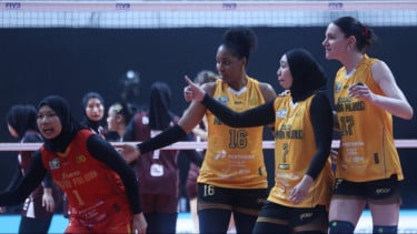 Jakarta Popsivo Polwan menutup perjalanan di Proliga 2026 dengan status juara ketiga