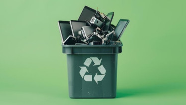 Ilustrasi sampah elektronik