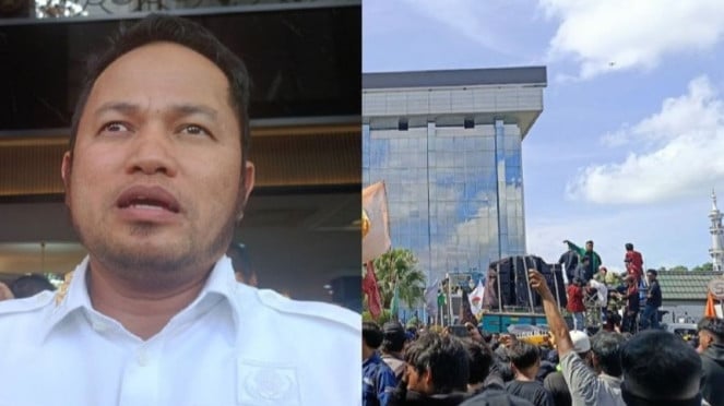 Gubernur Kalimantan Timur Rudy Masud (kiri)