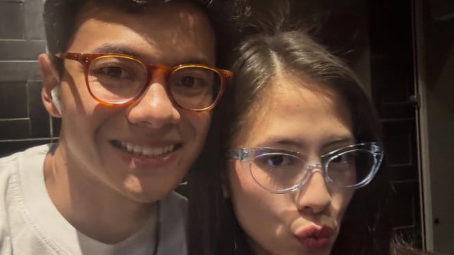 Adhisty Zara dan kekasihnya, Tsaqib.