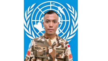 Praka Rico Pramudia Prajurit TNI yang menjadi pasukan UNIFIL meninggal dunia