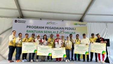 Penyerahan Bantuan Rp1,25 Miliar kepada Para Atlet Difabel dari Pegadaian Peduli