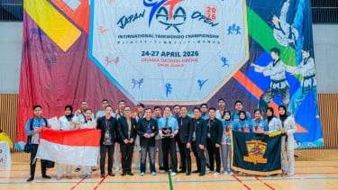 TIM TAEKWONDO GARBHA PRESISI JUARA UMUM DI JEPANG