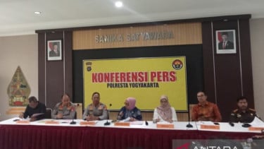 Konferensi pers Polresta Yogyakarta dalam kasus kekerasan anak di Daycare