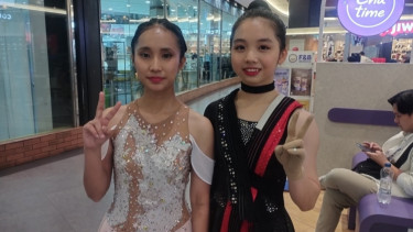 Atlet ice skating Banten, Rachael dan Celyn