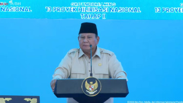 Presiden RI Prabowo Subianto groundbreaking 13 proyek hilirisasi