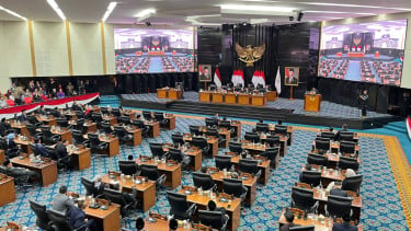 Rapat paripurna DPRD DKI Jakarta