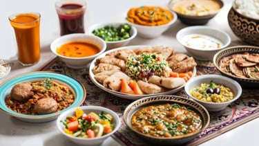 Ilustrasi makanan halal