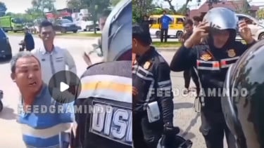 Berhentikan Truk Mendadak Sampai Bikin Kecelakaan, Anggota Dishub Diamuk Massa
