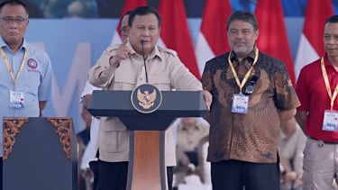 Presiden Prabowo di Acara May Day 2026