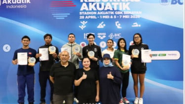 Perenang terbaik di Kejurnas Akuatik 2026