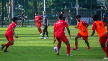 Latihan Timnas Indonesia U-17