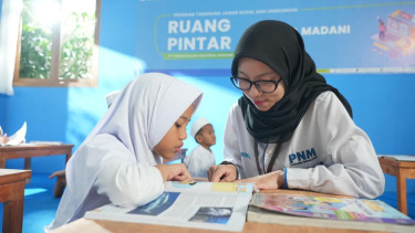 PNM Jangkau Ribuan Anak Lewat Beasiswa dan Ruang Pintar PNM