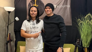 Gitaris Zendhy Kusuma dan Andra Ramadhan.
