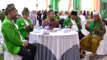 Ketum PPP Muhamad Mardiono dalam acara Muscab PPP se-Sumatera Utara