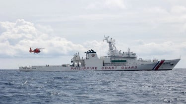Kapal penjaga pantai coast guard Filipina