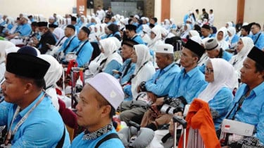 Ratusan jemaah haji embarkasi Medan diberangkatkan ke Tanah Suci
