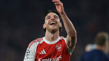 Pemain Arsenal Declan Rice