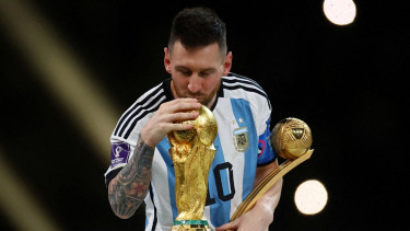 Pemain Timnas Argentina Lionel Messi