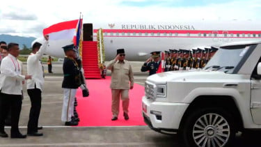 Prabowo Naik Maung Tiba di Filipina