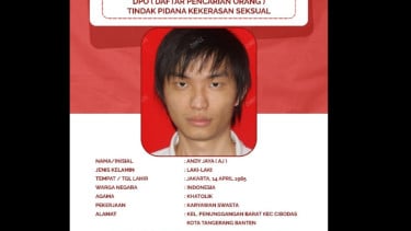 Tersangka pelecehan seksual masuk dalam DPO