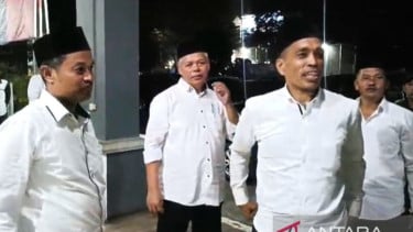 Sejumlah terdakwa dugaan korupsi Baznas Enrekang