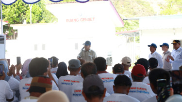 Presiden Prabowo berkunjung ke Kampung Nelayan Merah Putih (KNMP) Leato Selatan, Gorontalo