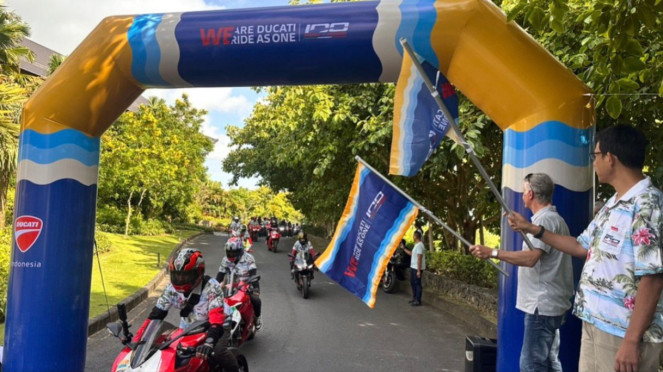 Ducati Ajak Ratusan Rider Touring di Bali