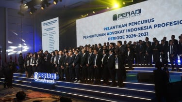 Pelantikan pengurus Peradi Profesional