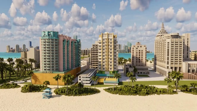 Map GTA 6 di Minecraft