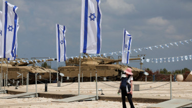 Tank Israel di Hari Peringatan Israel