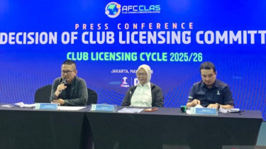 Jumpa pers hasil Club Licensing Cycle 2025/2026