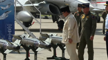 Presiden Prabowo Serahkan 6 Rafale