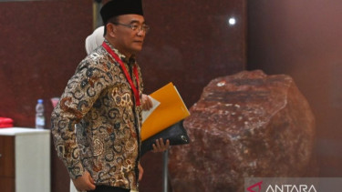 Penasihat Khusus Presiden Bidang Haji Muhadjir Effendy di Gedung Merah Putih KPK