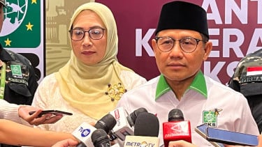 Ketua Umum PKB, Muhaimin Iskandar atau Cak Imin (kanan)