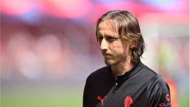 Pemain AC Milan Luka Modric