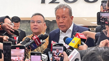 Wakil Ketua DPR RI Saan Mustopa di Kompleks Parlemen, Senayan, Jakarta Pusat