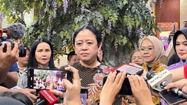 Ketua DPR RI Puan Maharani di Kompleks Parlemen, Senayan, Jakarta Pusat