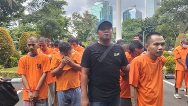 Sebanyak 173 pelaku kriminal jalanan yang meresahkan warga Jakarta dan sekitarnya