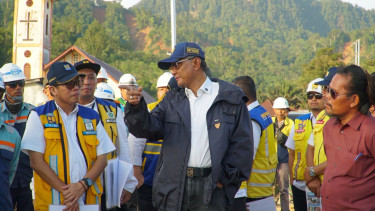 Menteri PU, Dody Hanggodo Kunker ke Tapanuli Tengah