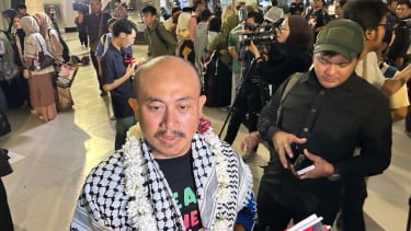 Relawan misi kemanusiaan Global Sumud Flotilla (GSF) 2.0 asal Indonesia Rahendro Herubowo