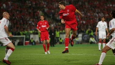 Steven Gerrard di Final Liga Champions 2005