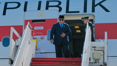 Presiden RI Prabowo Subianto tiba di Bandara Orly, Paris