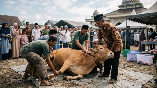Ilustrasi Qurban di Hari Raya Idul Adha